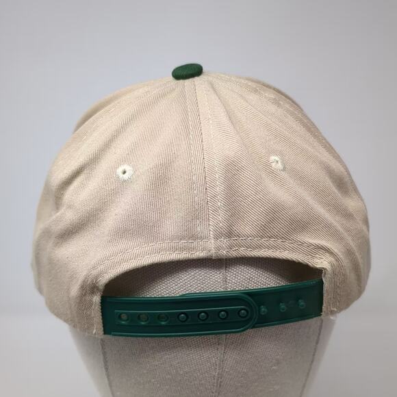 Put It On My Husband's Tab 5 Panel Hat Beige Green OS Adjustable Snapback Cap - Picture 6 of 8